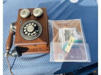 Western Electric Country Junction Wall Phone With Manual
