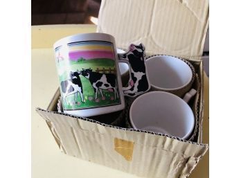 Cow Mugs - Set Of 4