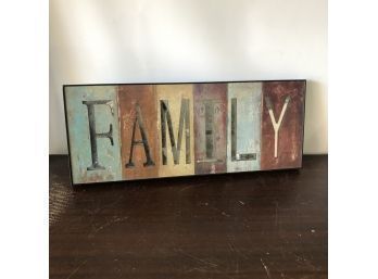 'Family' Decorative Wall Hanging