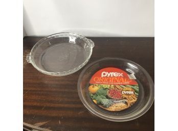 Two Glass Pyrex Pie Plates