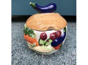 Ceramic Fruit Bowl With Lid