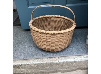 Signed Basket With Handle