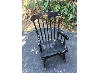 Vintage Child Size Rocking Chair