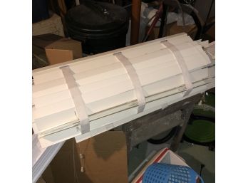 Set Of Four Wood Window Blinds