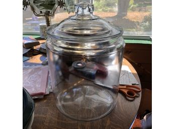 Large Glass Container With Lid