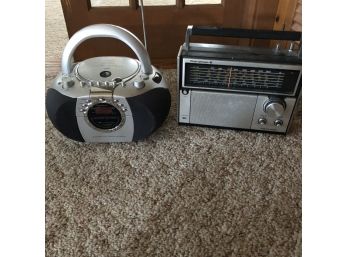 CD Player And Patrolman-6 Radio