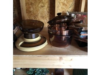 Kitchen Scale And Glass Cookware (Shed 1)