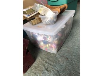 Ornament Box Lot With Other Assorted Items (Garage)