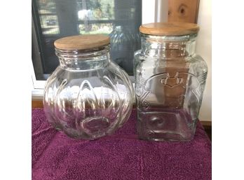 Set Of Two Jars With Lids (back Porch)