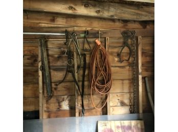 Extension Cord, Ice Tongs, Wall Hooks, Chain, Etc. (Workshop 2)