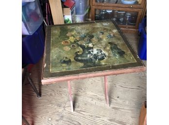 Vintage Wooden Tray Table (Shed 1)