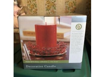 Red Decorative Candle
