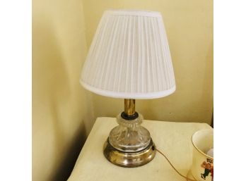 Crystal And Brass Table Lamp No. 2