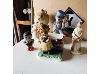 Vintage Figures With Mini Inarco Planter (Workshop 2)