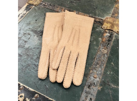 Ladies Pigskin Gloves Size 6.5
