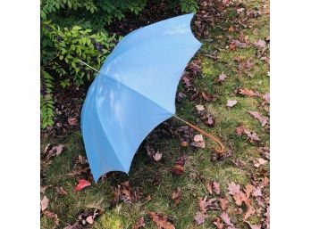 Vintage Blue Lord & Taylor Umbrella