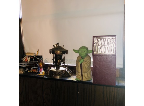 Basement Lot With Yoda, Old Maps, Etc.
