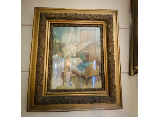 Framed Print With Angel (First Floor)
