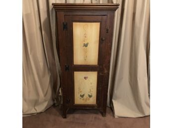 Stenciled Jelly Cabinet (Basement)