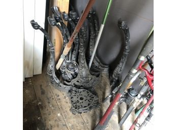 Assortment Of Cast Iron Table Legs (Barn)