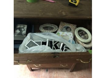 Dresser Drawer Lot: Picture Frames