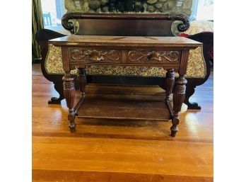 Carved Wood Sofa Table (First Floor)