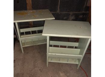 Pair Of Small Tables (Basement)
