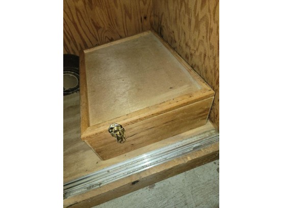 Small Wood Lock Box