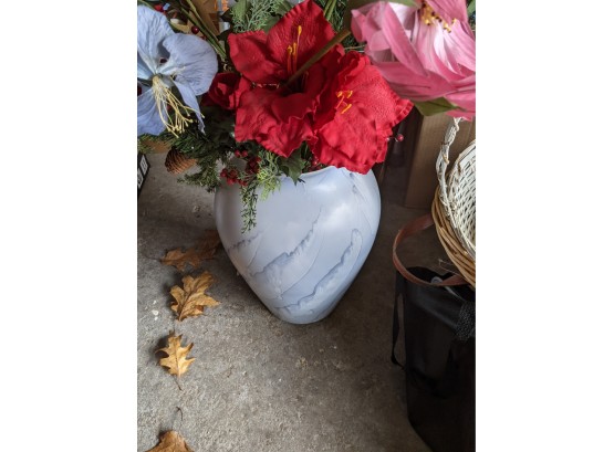 Vase With Decorative Flowers