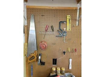Wall Of Assorted Tools