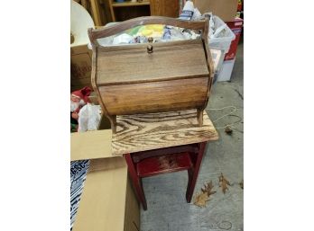 Small Table And Storage Wood Craft