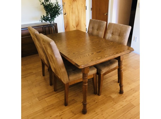 Dining Room Table With 6 Upholstered Chairs