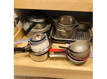 Pots And Pans Kitchen Drawer Lot