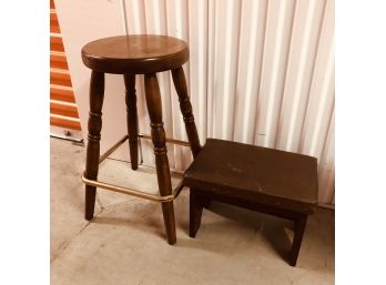 Counter Stool And Step Stool