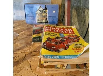 Vintage Popular Science Magazines And Starter Dollhouse Light Kit Lot (Basement Shelf)