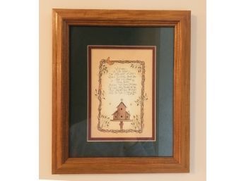 Small 'Welcome To Our Home' Framed Print