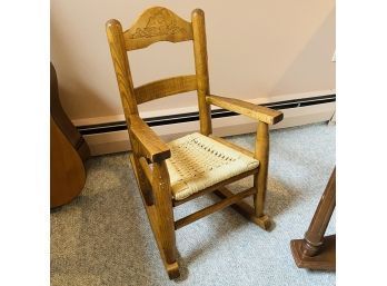 Small Child Or Doll Rocking Chair (Bedroom 3)