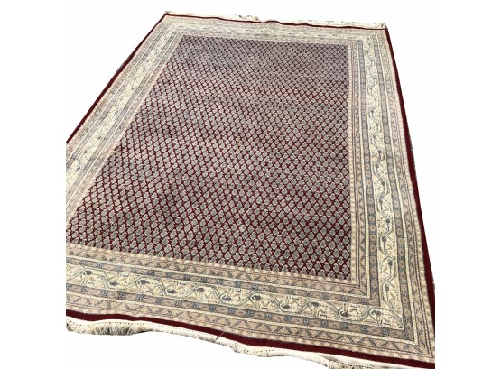 Large Red Area Rug 111'x76'