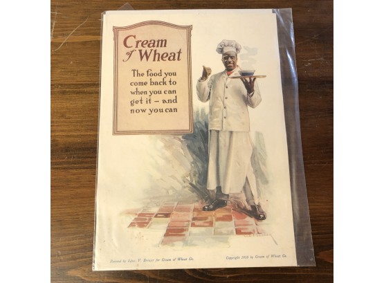 Cream Of Wheat Advertising Print (No. 2)