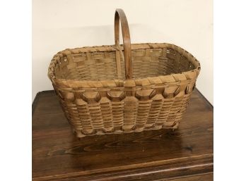 Basket With Woven Design