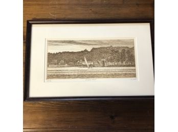 Ryland Loos 'Spindle Point' Signed And Numbered Framed Print