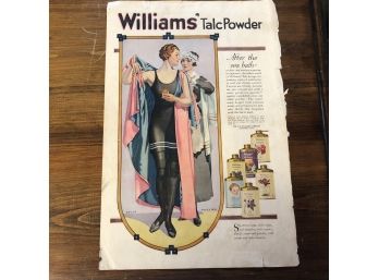 Early 1900s Advertising Page - Double Sided