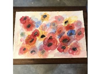 Unframed Floral Painting