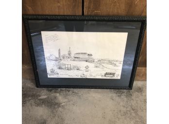 Roger Kellman Signed Art With Personal Note