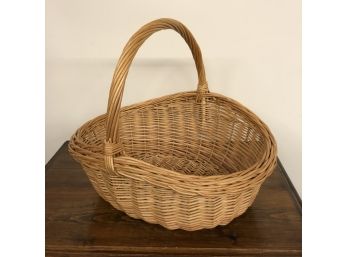 Light Tan Handled Basket
