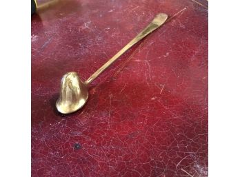 Brass Tone Candle Snuffer