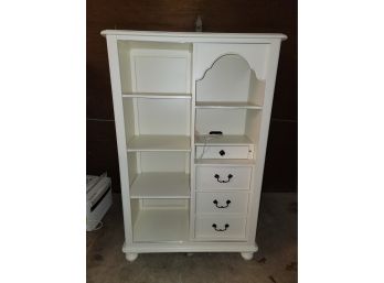 Pearle White All Wood Armoire