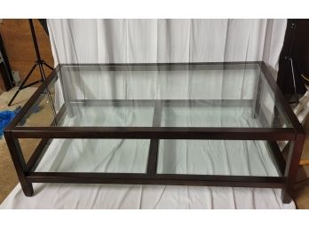 Glasstop Center Coffee Table