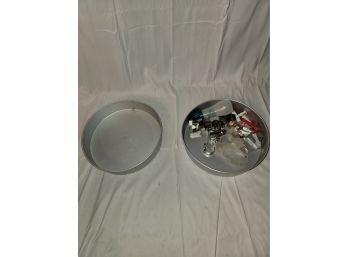 Wedding Cake Pans 14' And Misc Cookie Cutters