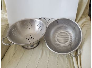 Two Strainer Bowls
